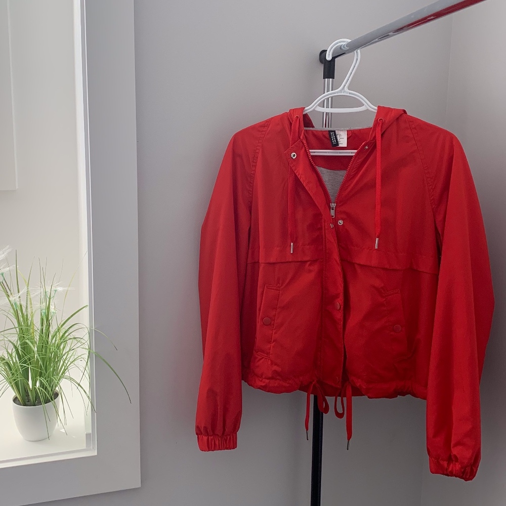 Red Windbreaker